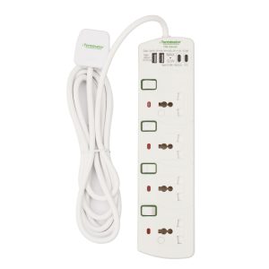 4 Way Universal Power Extension Socket