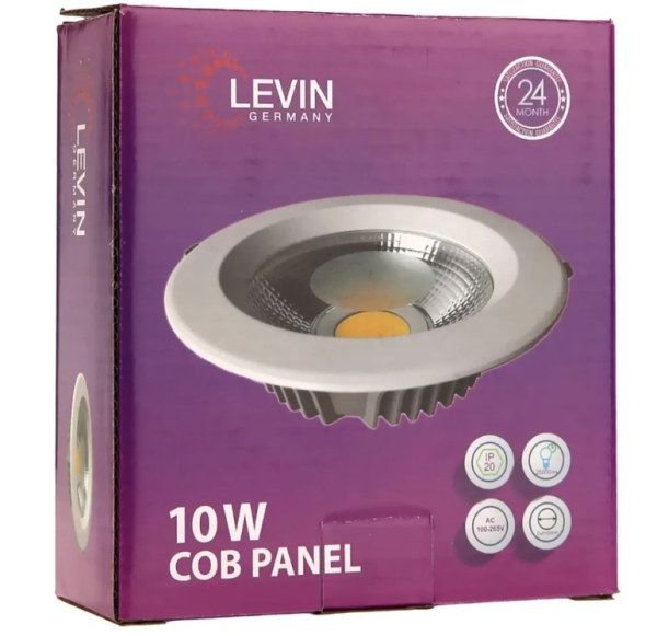 LEVIN LED Panel Light 10W 100mm 6500K Day Light