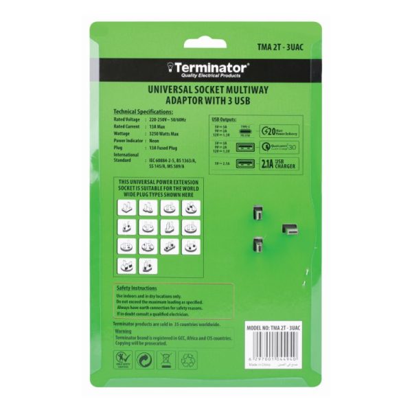 3-768x768 (1) 3 Way Universal T-Socket Multi Adaptor With 3USB