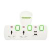3-NXPowerLite-Copy-124 2 Way Universal T-Socket Multi Adaptor With 2USB