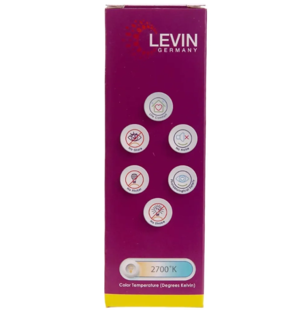 LEVIN LED C37 Fillament Candle bulb E14 Warm Light 4W