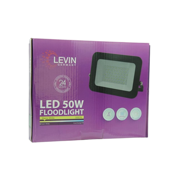 LEVIN Energy Efficient A+ Flood Light 50W, IP65, 6500K Day Light