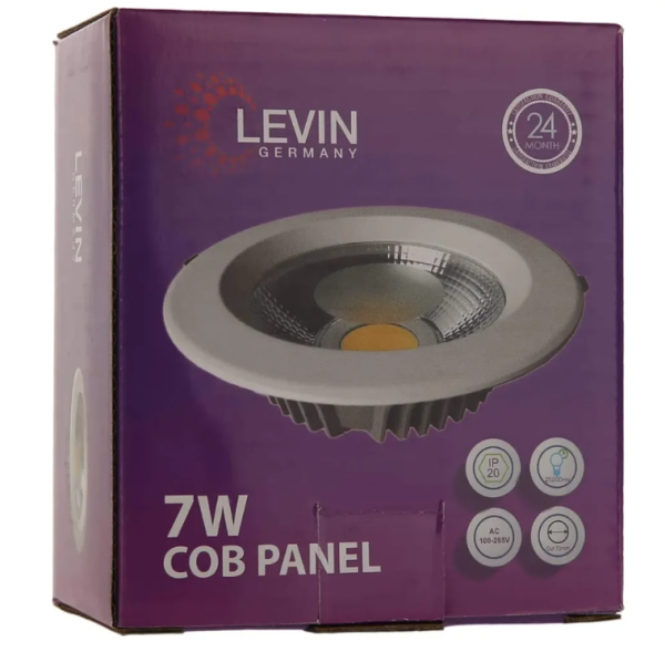 7W COB PANEL LEVIN LED Panel Light 7W 70mm Day Light