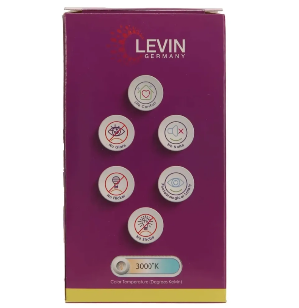 LEVIN LED A-Bulb 9W E27 3000K Warm Light