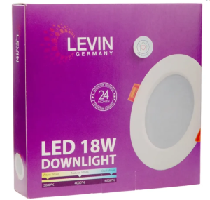 LEVIN LED Recessed 18W Downlights / Ceiling Light 6500K Cool White