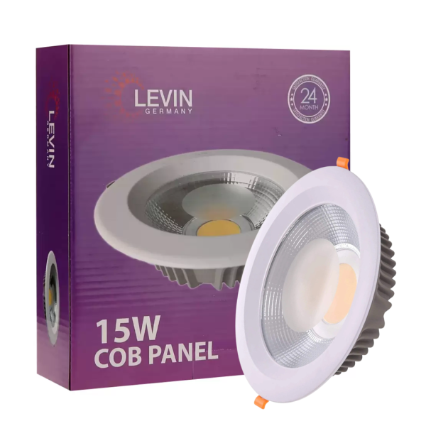 LEVIN LED Cob Panel Light 15W 165mm Warm Light