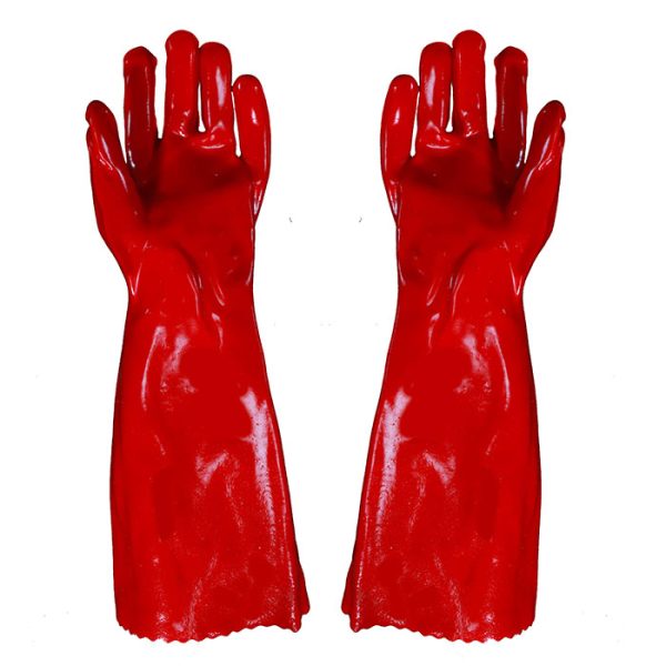 HA-RED-PVC-18-Bodyguard-Red-18-PVC-Glove PVC Gloves