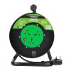 3 Way Universal Power Extension Reel With Metal Spool - TER 3UM-25M