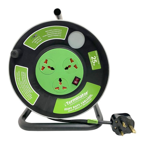 3 Way Universal Power Extension Reel- TER 825UM