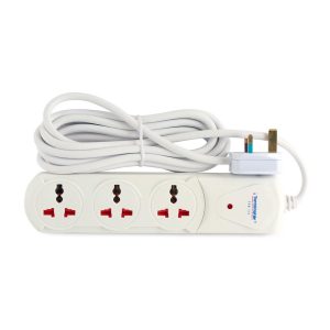 3 Way Universal Power Extension Socket