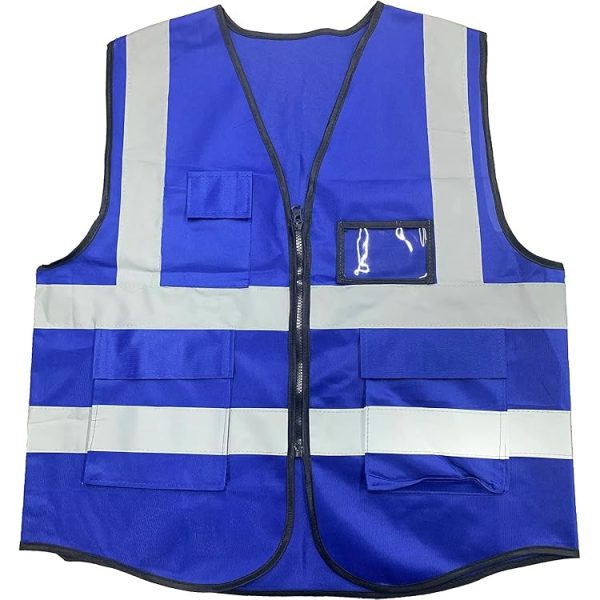 High visibility reflective safety vest supplied by Remgee Engineering Services Ghana Ltd