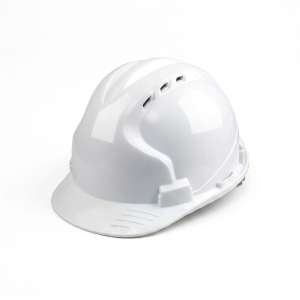 White Ventilated Helmet