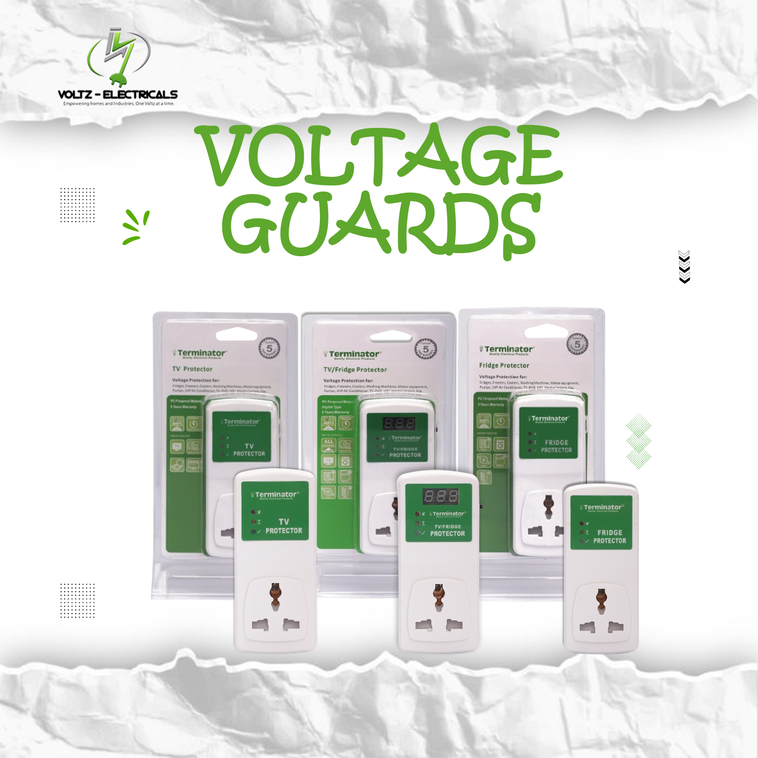 Fridge Auto Protector Universal Socket with 13A Plug