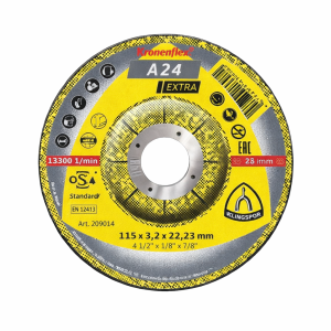 dics Disc Cutting 4-1/2" X 1/8" X 7/8" A24 Extra Kronenflex