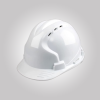 White Ventilated Helmet