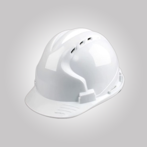 White Ventilated Helmet