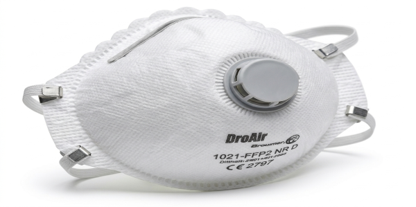 VALVED DISPOSABLE MOULDED FFP2 MASK